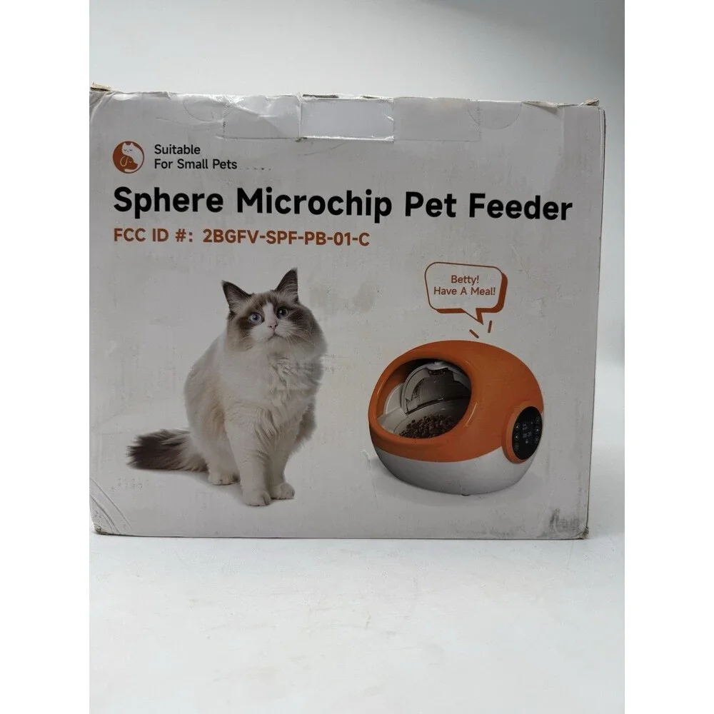 Automatic RFID Cat Feeder with Collar Sensor, Timed Auto Pet Feeder Wet & Dry Fd